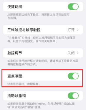 毛阳镇苹果授权维修站分享iPhone轻点无法唤醒怎么办