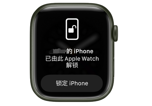 毛阳镇苹果手机维修分享用 AppleWatch 解锁配备面容 ID 的 iPhone方法 