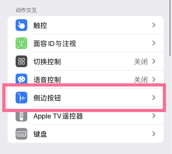 毛阳镇苹果14维修店分享iPhone14 Plus侧键双击下载功能关闭方法 