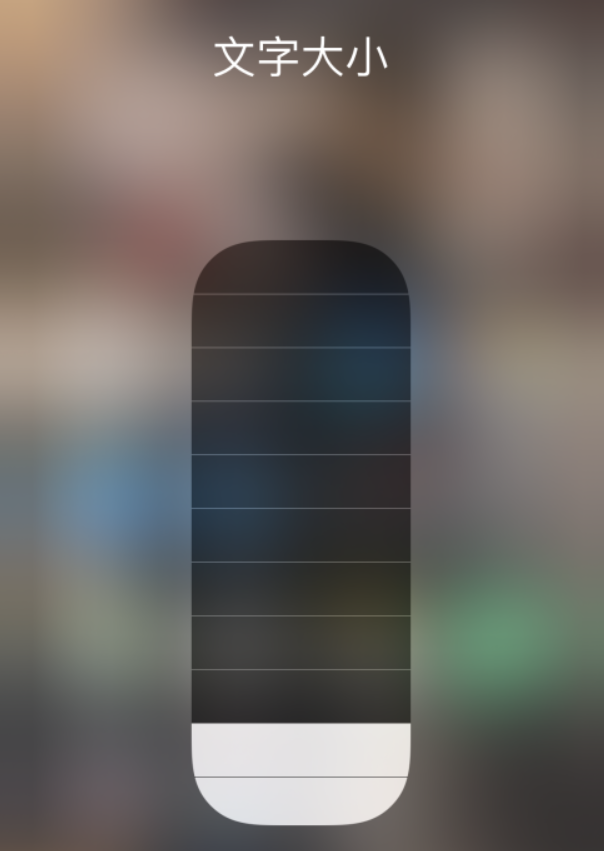 毛阳镇苹果手机维修分享小技巧：在 iPhone 控制中心快速调节字体大小 